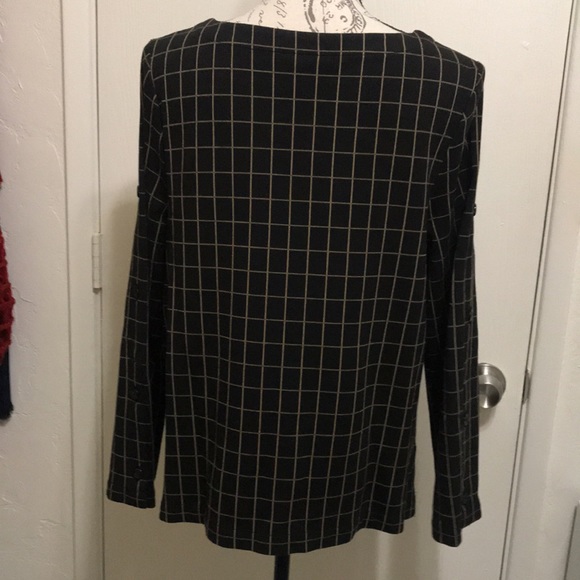 J-Jill PONTE Long Sleeve withe Buttons Size L/P - Picture 3 of 12
